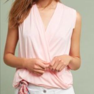 Anthropologie Wrapped Tank
